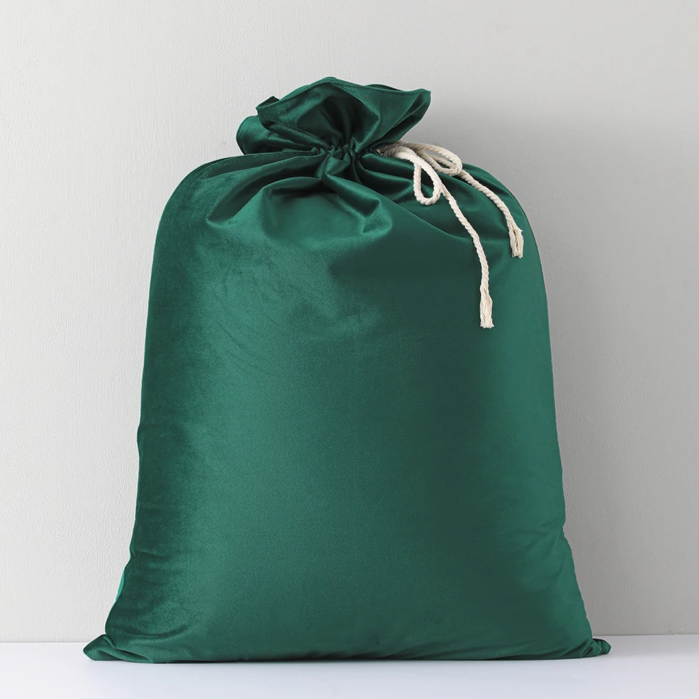 Luxury Santa Sack for Sublimation Blank Velvet Christmas Bag Muti Color Christmas Gift Bag