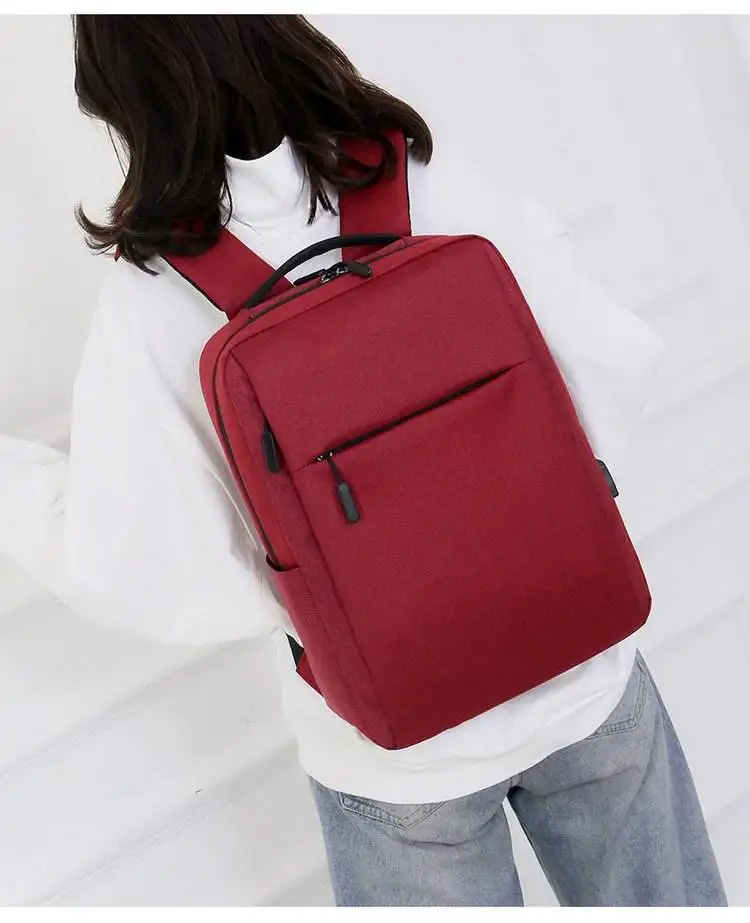 Business lightweight smart usb charging rucksack 15 commute college bag custom anti theft men slim laptop backpack