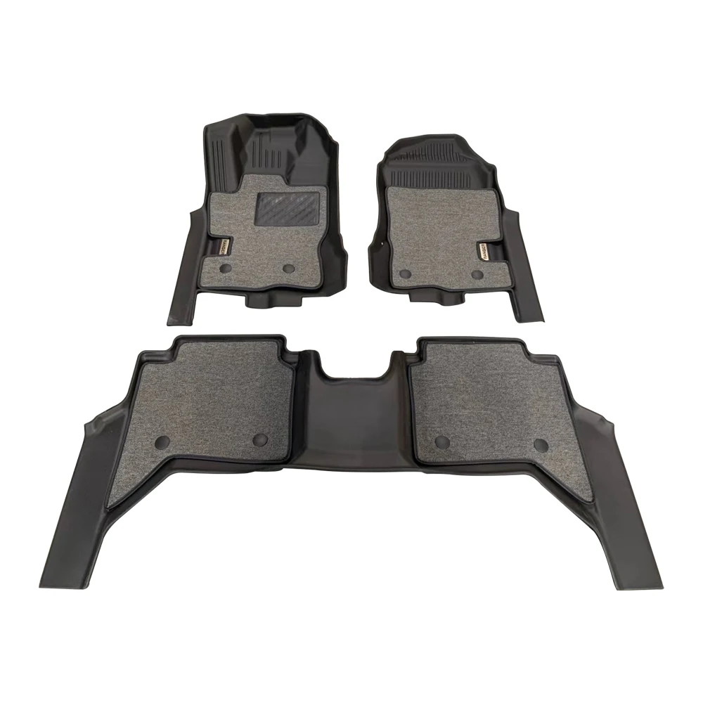 Factory Wholesale TPE 5D Deep Dish Matting Custom Car Carpet Floor Mats for Ford Ranger 2023 Accessories