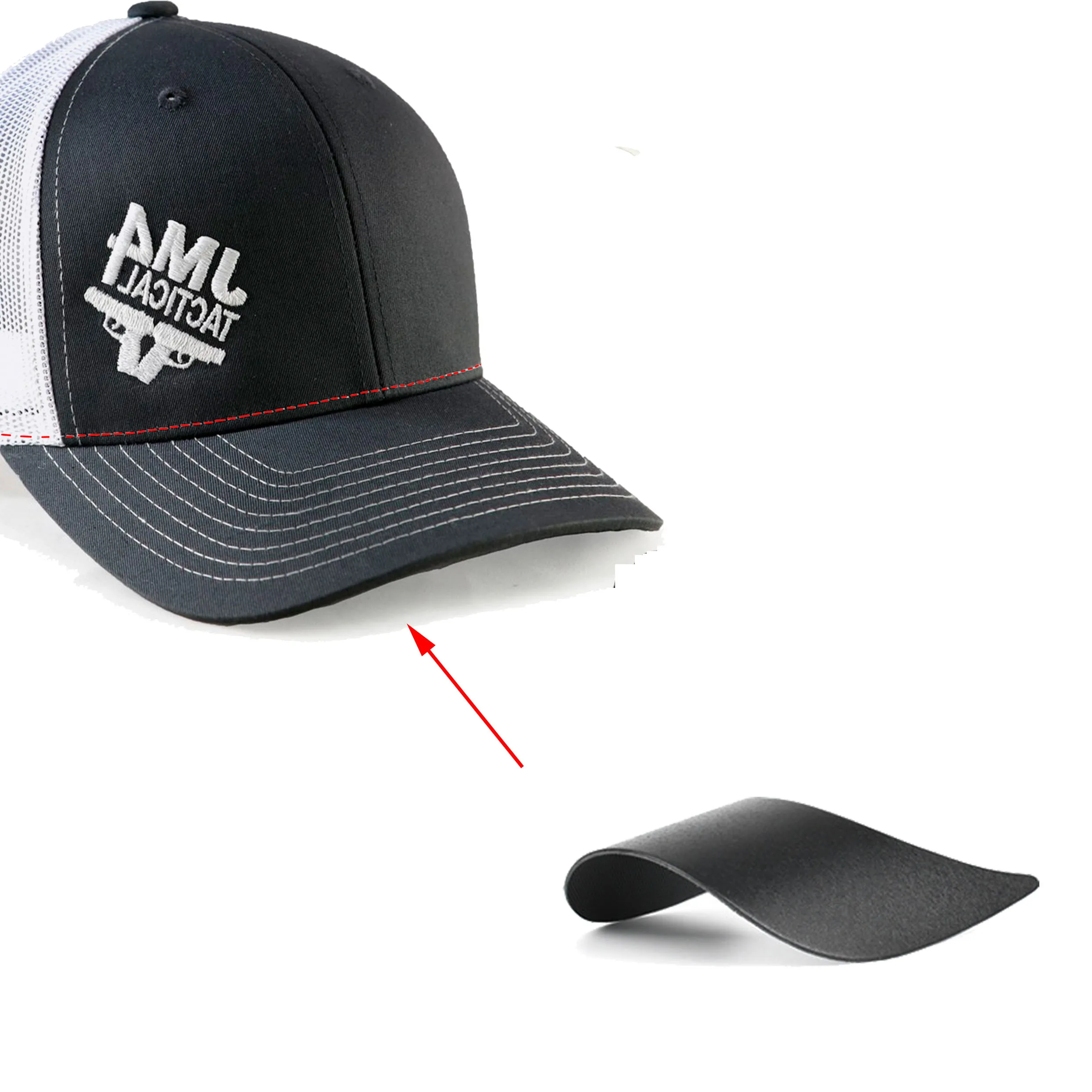 Good Economic Black Mesh Cap visor
