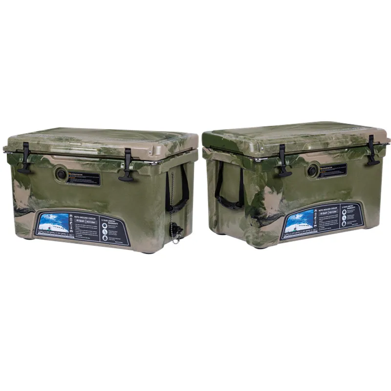 Shipping from US hot sale wholesale fishing ice chest insulated cooler box plastic beer chilly bin