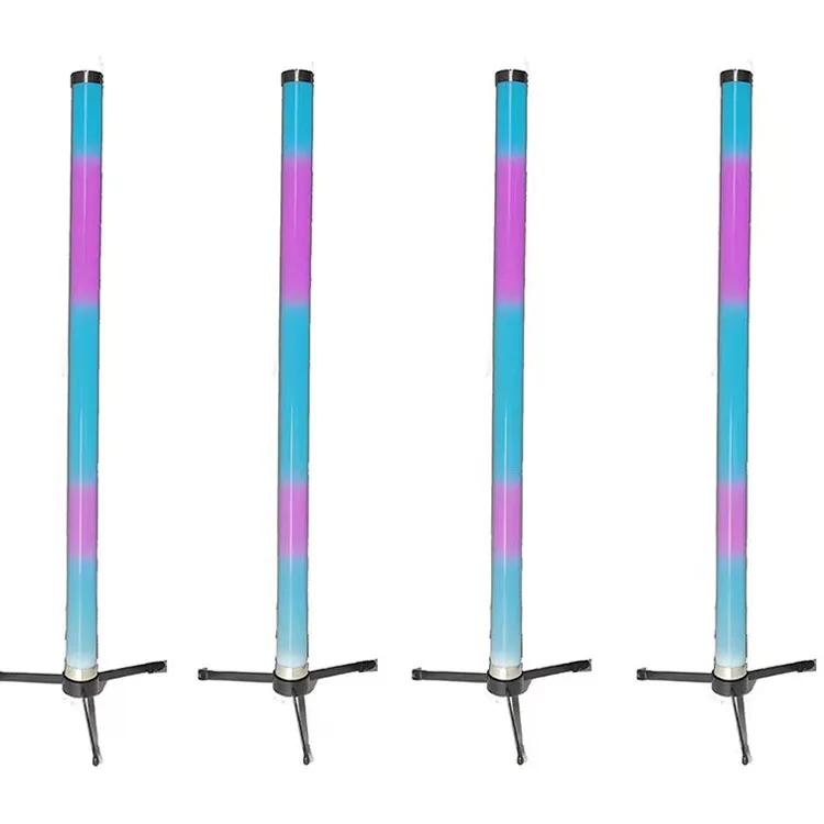 1 M Waterproof IP65 Battery Powered Wireless DMX 128pcs * 0.25 W RGBW Pixel Tube Light With Dimmer