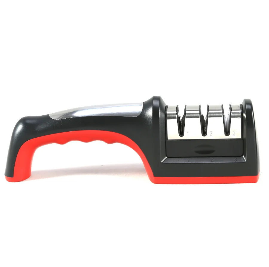 3 in 1 Manual Knife Sharpening Scissors Kitchen Accessories 3 Stages Japanese knife grinder Ceramic Stone knife Sharpener