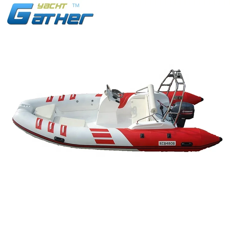  Сборная яхта CE RHIB 480 см горячая Распродажа новый сертификат китайские лодки в рубчик