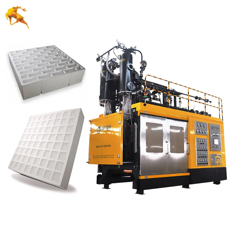 EPS expandable polystyrene waffle pod shape moulding machine