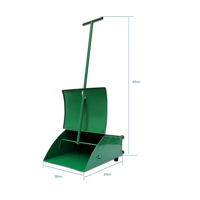 Iron Windproof Dustpan Property Sanitation Outdoor Cleaning Garbage Dustpans