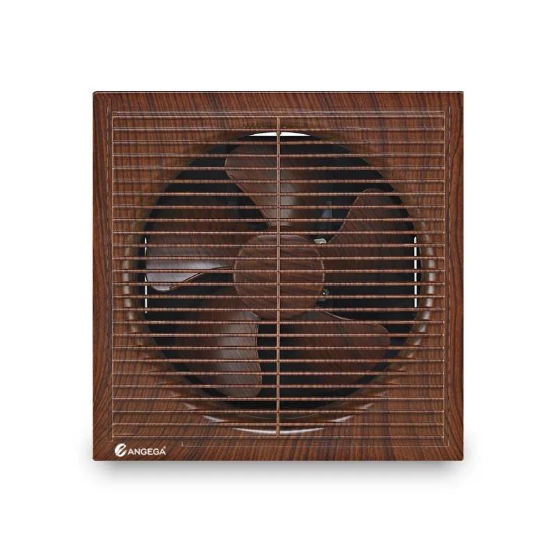 Angega AM6 8 10 12 inch Window shutter Plastic Metal back Square Wall mounted  bathroom exhaust fan Kitchen Ventilation Fan
