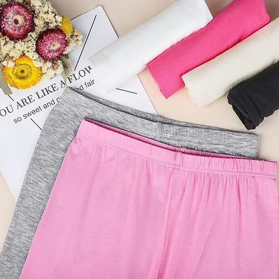 6 Pack Dance Shorts Girls Bike Short Breathable and Safety 6 Color kids biker shorts girls shorts