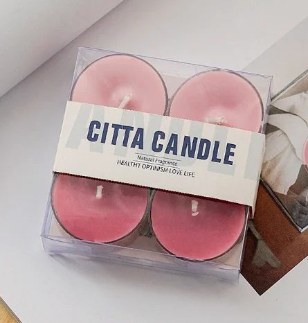 Wholesales scented candles tealight soy wax high quality essential oil custom nature scented tealight candle