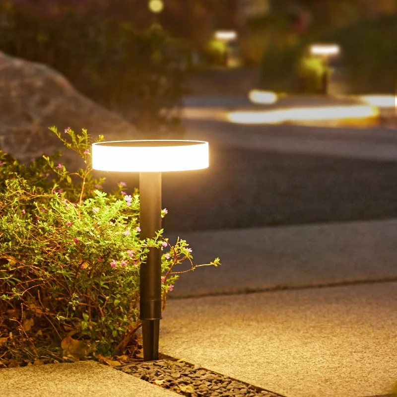 Yunduo Outdoor Waterproof Integrated Led Solar Garden Light for Lawn,Patio,Yard,Walkway,Driveway Solar Path Courtyard Lamp