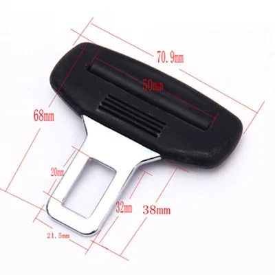 Car Safety Belt Buckle, Universal Seat Belt Clips Tongue