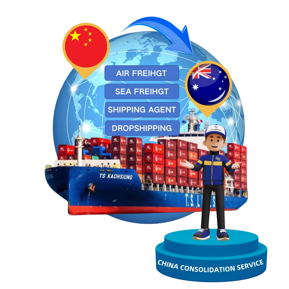 Port Port Shipping Offers Trustful FCL (20gp 40gp 40hq 45hq) DDP Shipping  to Australia USA Canada China