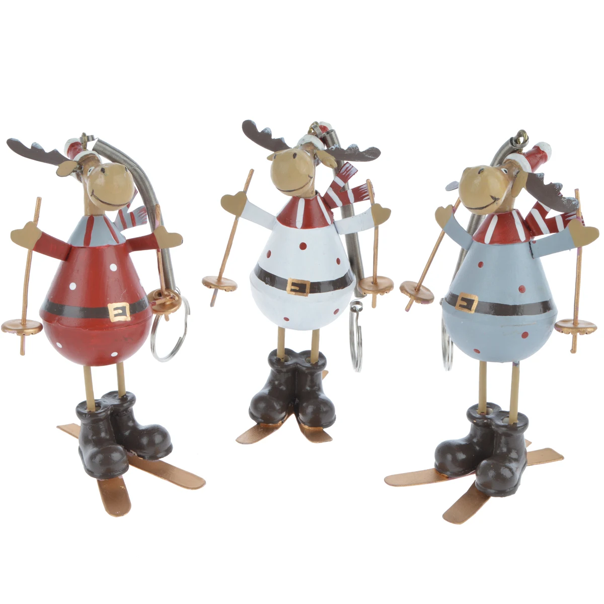 Металлические поделки Зимний Олень Санты сноманский олень настольное украшение для дома детские подарки рождественские украшения поставки