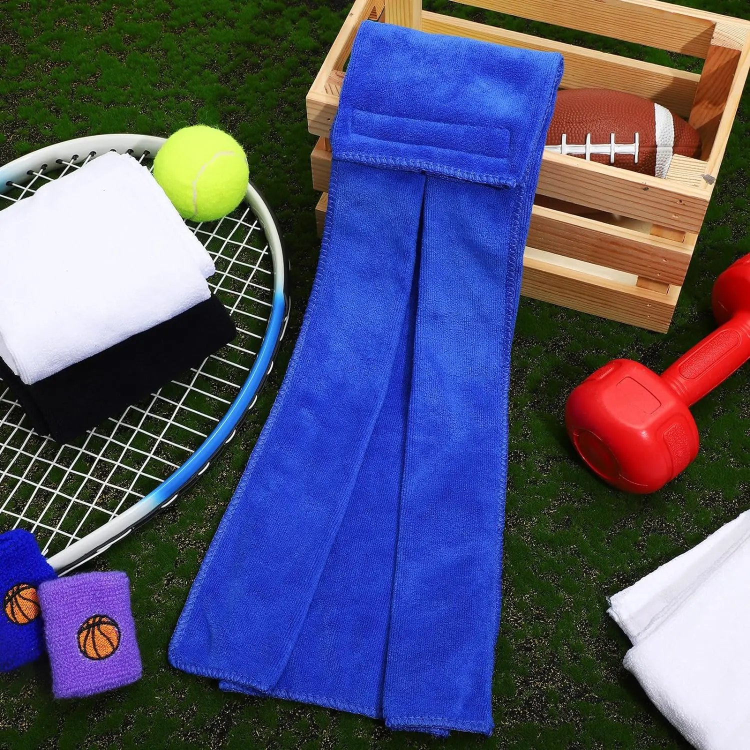 Cotton Football  Towel Custom Embroidery