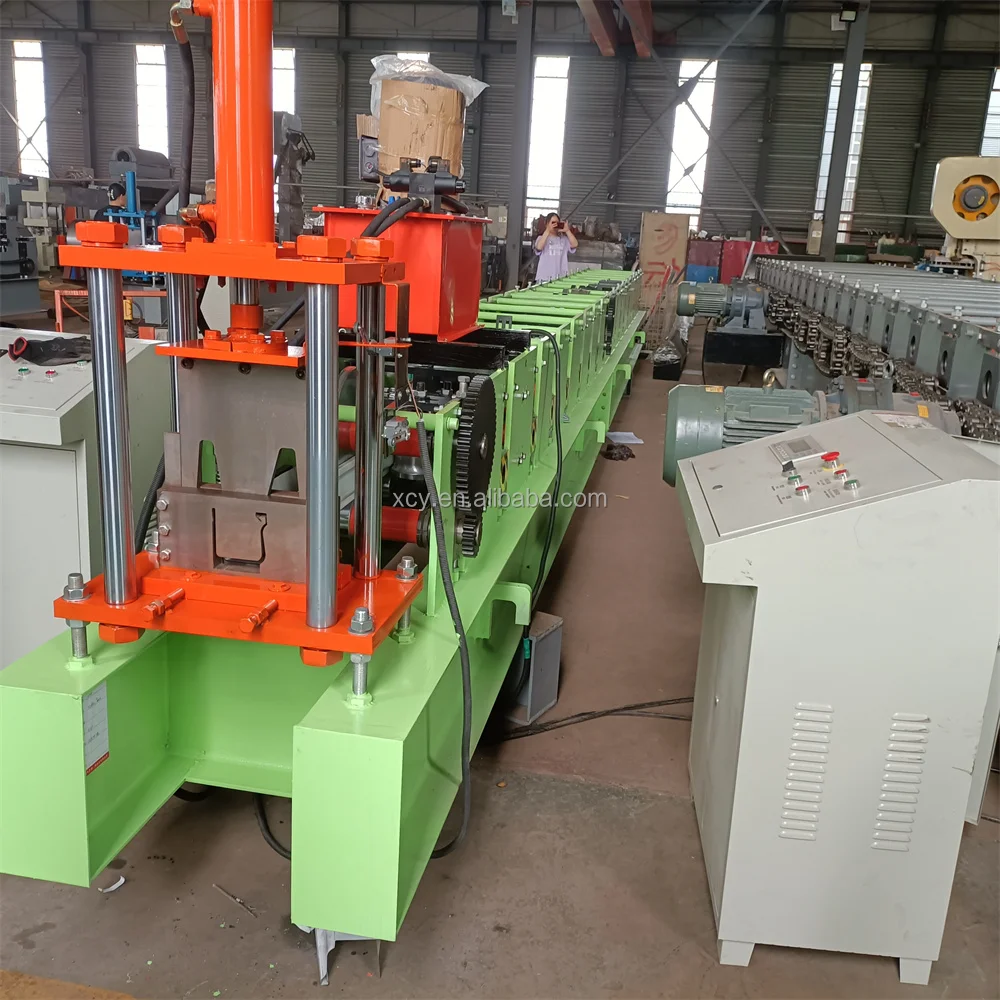
hydraulic steel rain chain gutter metal profile making machine 
