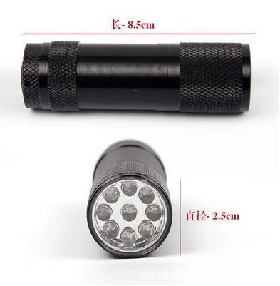 2022 Gel Curing Lamp Nail Polish Cure Light Mini Fast Nail Dryer 9 Led Uv Light Flashlight Mini Nail Lamp