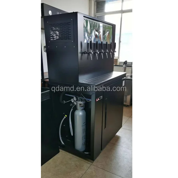 High quality integral kegerator draft beer tower dispenser cooler for bar