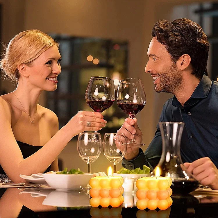 3D Cube Fondant Silicone Mousse Cake Mold Magic Bubble Muffin Mould Kitchen Pastry Baking Pan for Fat Bomb Chocolate Candy