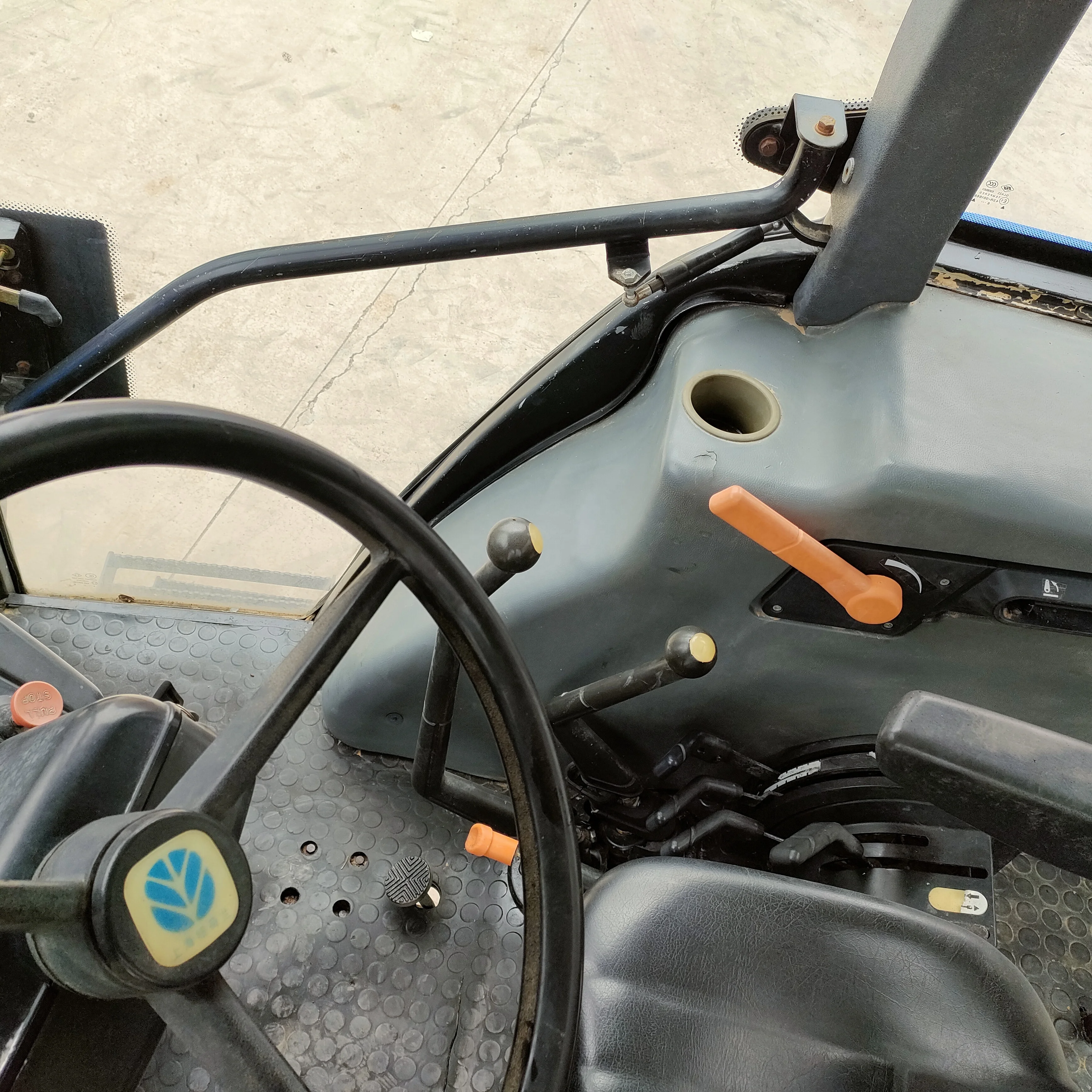 Cabin Agricultural Tractors With Implements And Loader  Farming Tractors Tractors