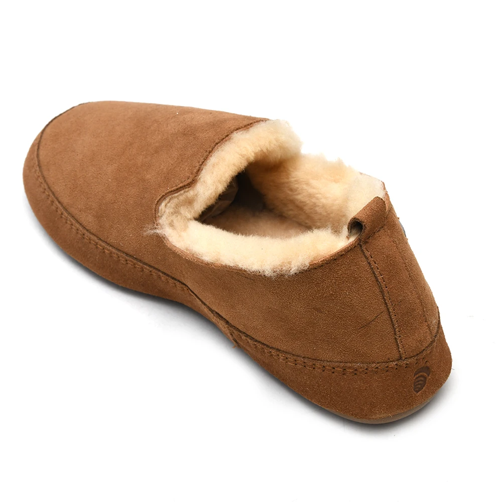 Factory  Free Samples Designer Australian Sheepskin EVA Adult Plush Genuine Leather Winter Men Boots Shoes