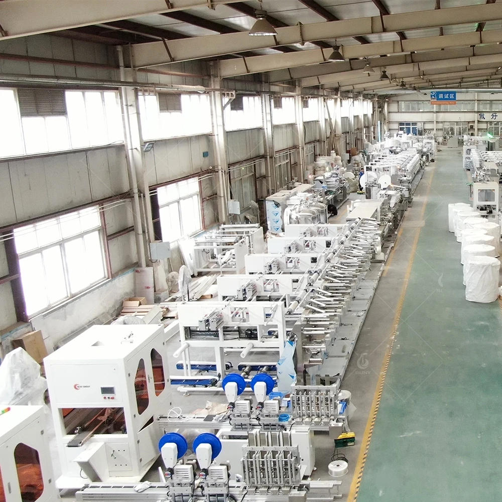 Factory Supply Cutting Packaging Wet Wipes Machine Good Quality Disinfecting Wet Wipe Making Machine