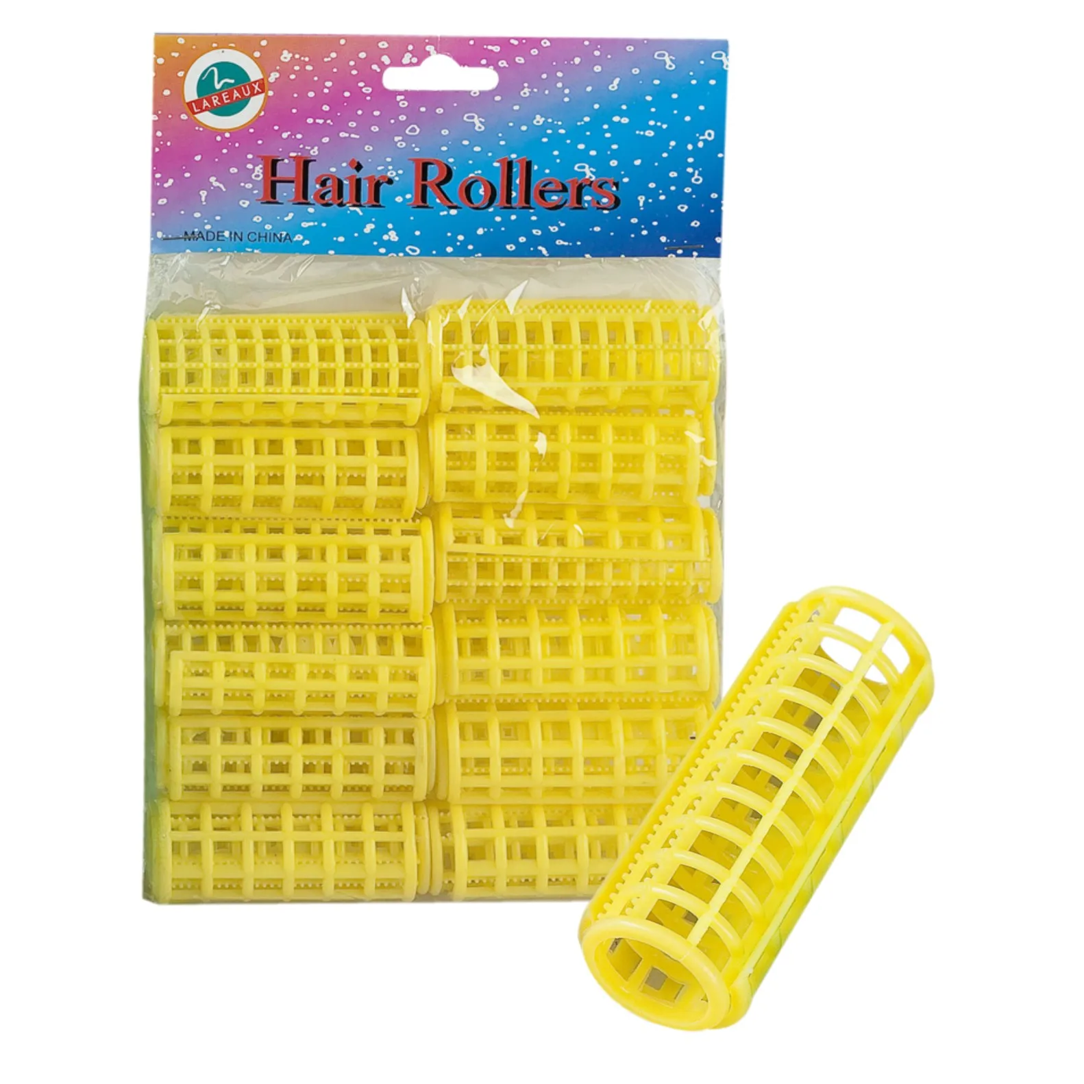 10PCS Hair salon cosmetic diy salon hair roller plastic hair curler