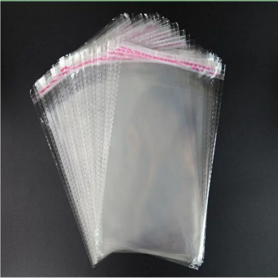Transparent Cellophane Clear Polybag Opp Plastic Self Adhesive OPP Bopp Bagg