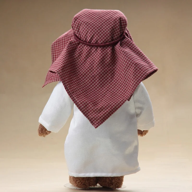 Authentic Full-Knuckle Plush Toy Set Of Arabian Teddy Bear With Camel