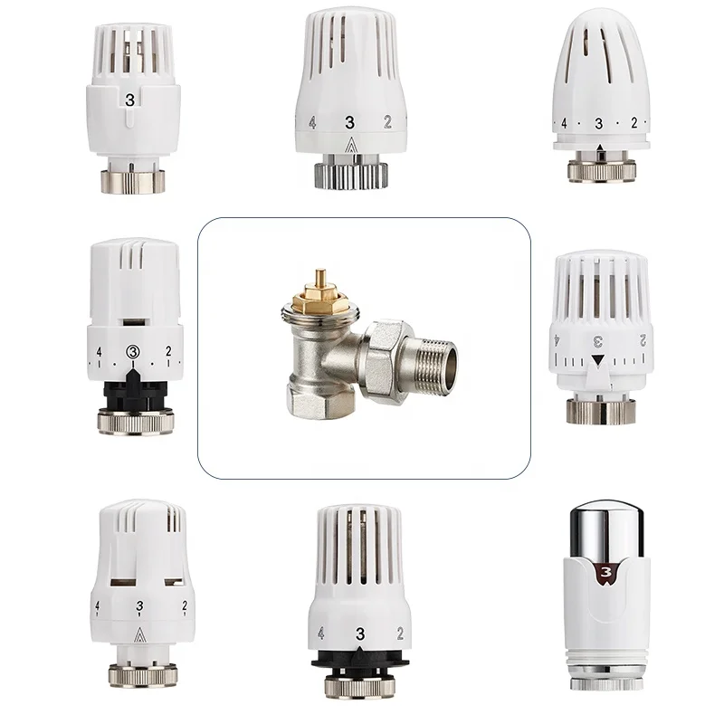 M30*1.5mm 1/2in preset Regular Angle trv angle radiator valve