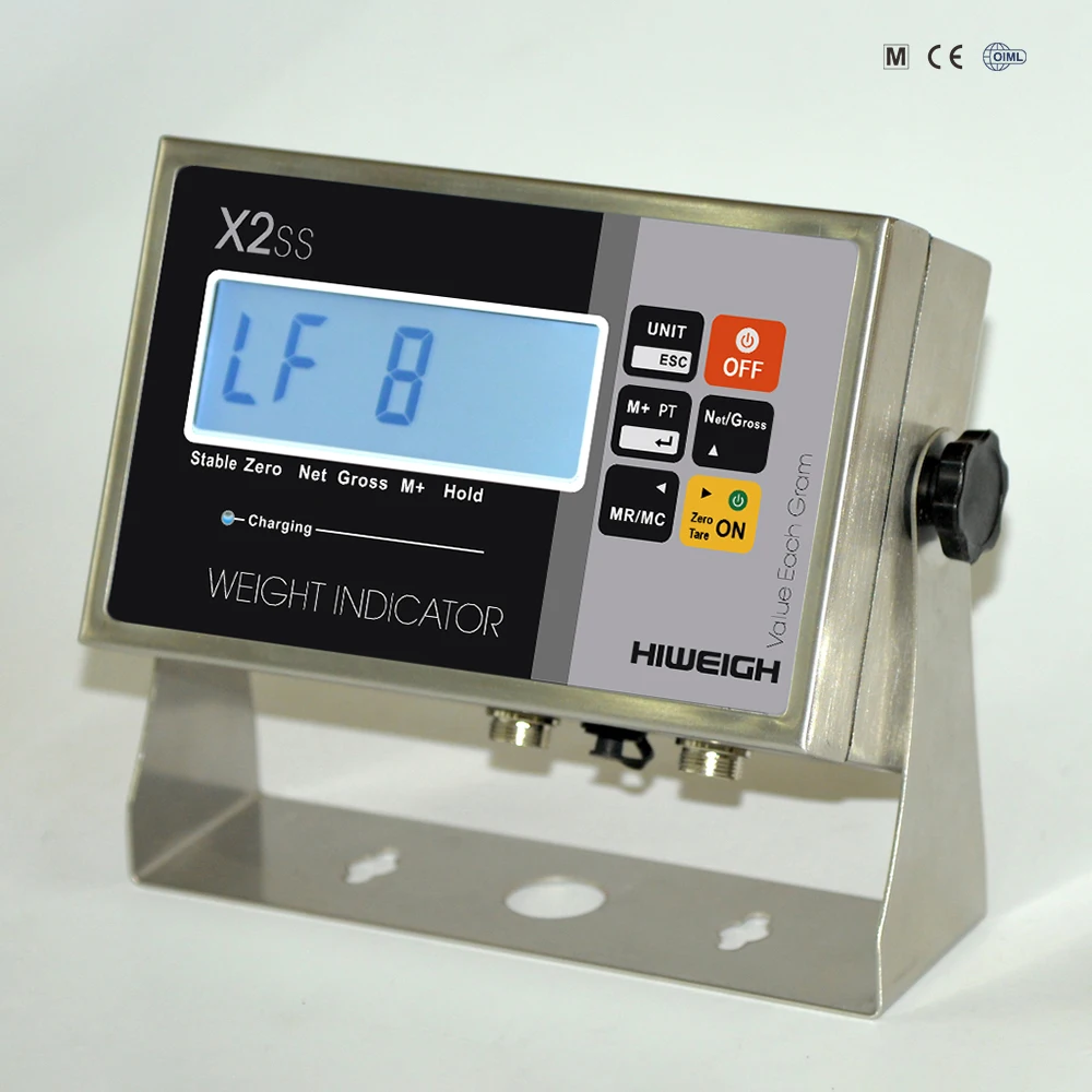 
X2SS Oiml Approved Digital Weighbridge Weighing Controller Indicator 