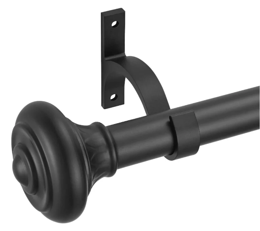 Smart Home 16mm 19mm 22mm 25mm 28mm 32mm poles rings brackets transparent curtain rod