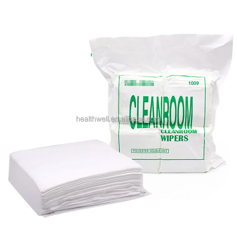 Cleanroom Wiper 100% Industrial Clean Room Disposable Wipes