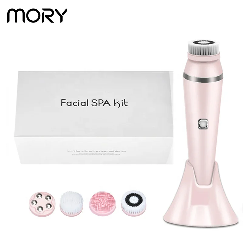 
Mory face spin brush facial skin care brush silicone electric scrub silicon clean facial cleansing brush electric 