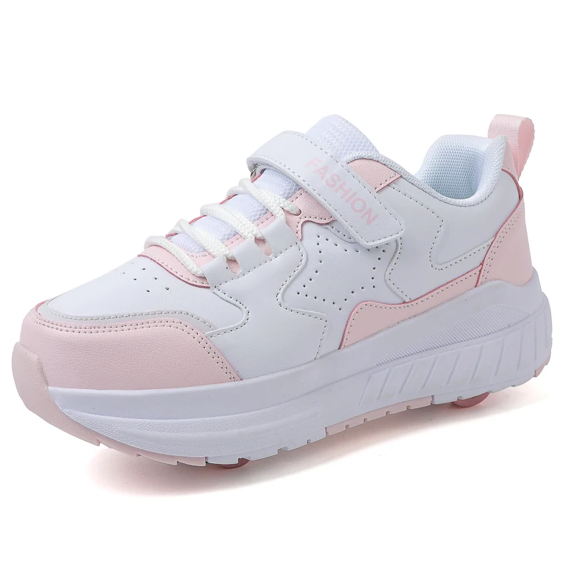 New Cool style Professional Children In Stock Factory Sports Sneakers Kids Rollerskate Shoes Causal Walking Wearable Boys SHOES