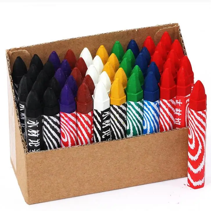 8 Colors Hexagonal Lumber Marking Crayon for Industrial Wood Painting Lead-Free