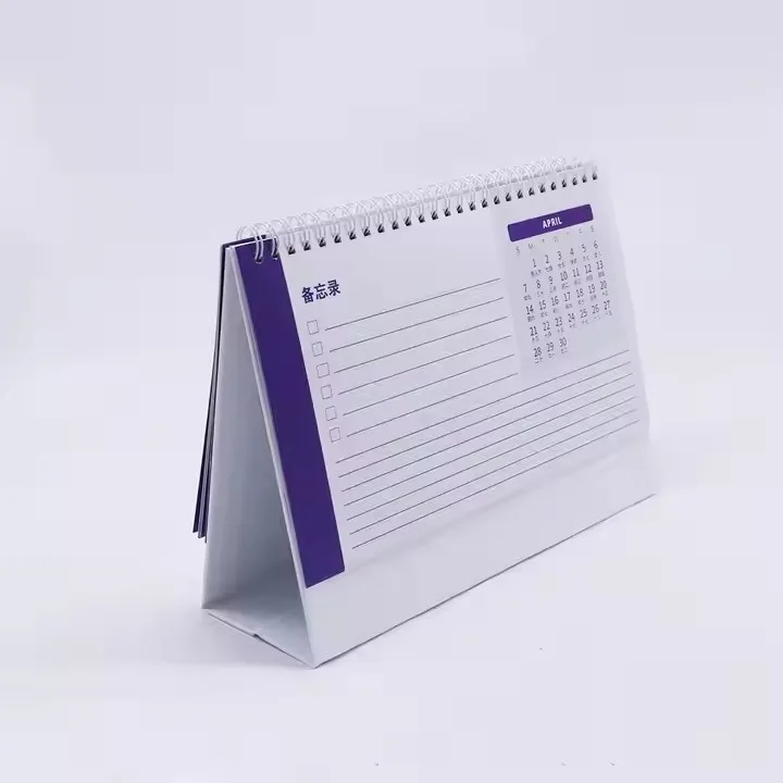 Excellent Price  Standing Desk Calendar Custom Desk Calendar Promotional Desk Calendar