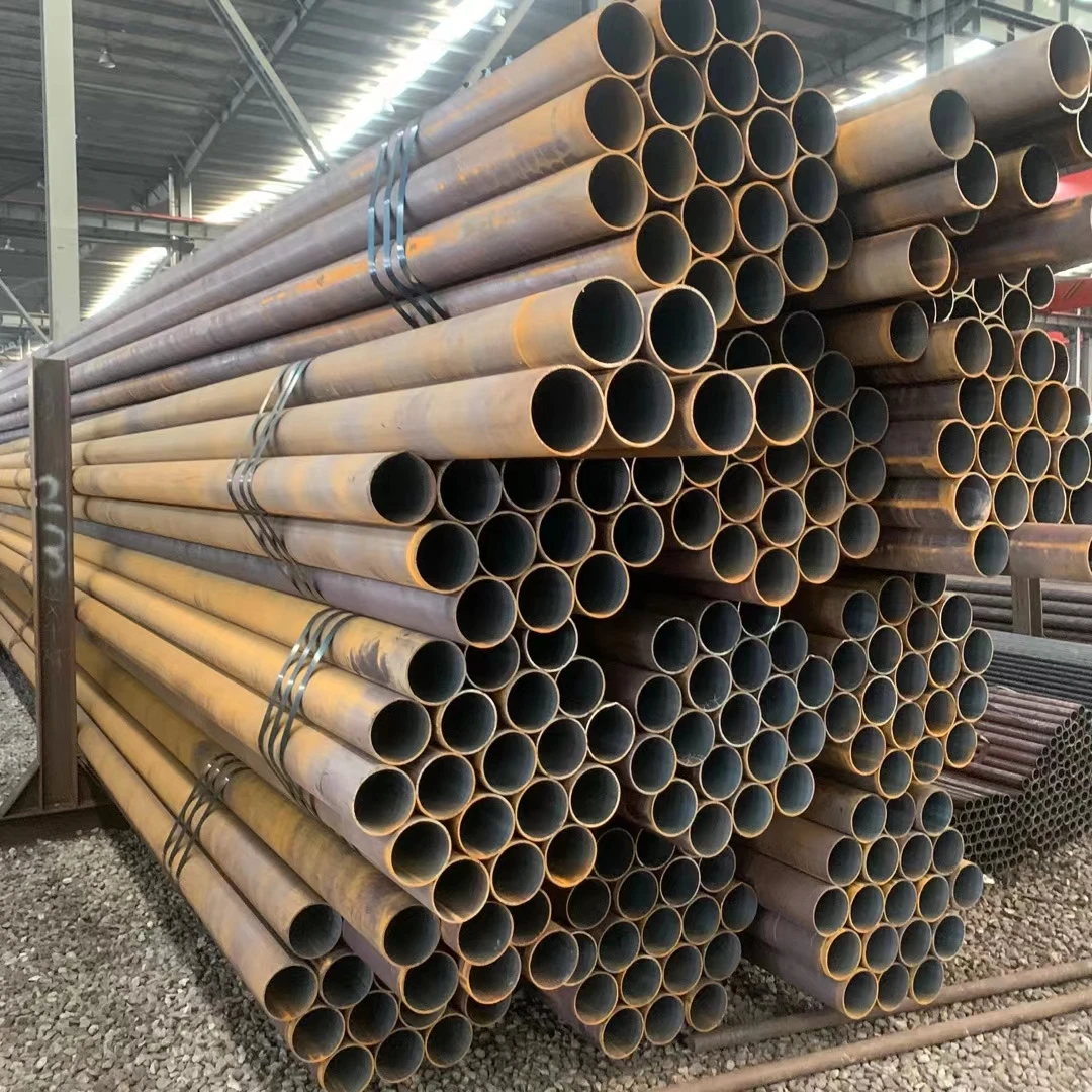 Черная стальная труба api 5l x65 a53 a106 ms 12 дюймов 16 горячекатаная бесшовная железная из углеродистой стали