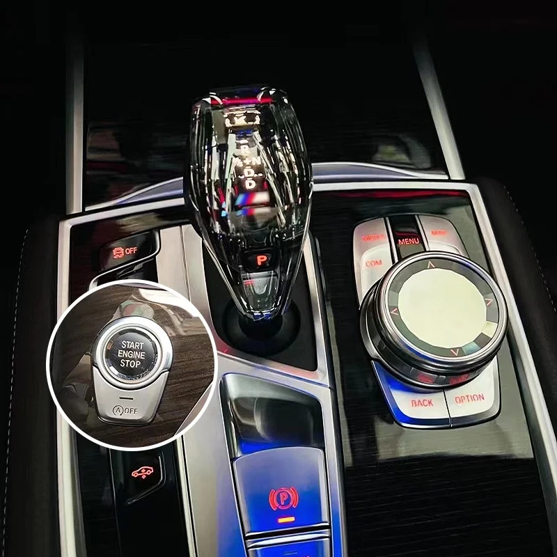 HL New Interior Accessories Replacement Car Crystal Handle LED Gear Shift Knob For BMW 7 Series G11 G12