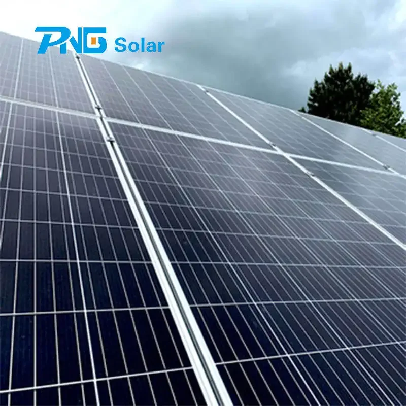 ourselves brand PNG 182mm 156 Half Cells 580W 585W 590W 595W 600W Photovoltaic Solar Panel Module for House