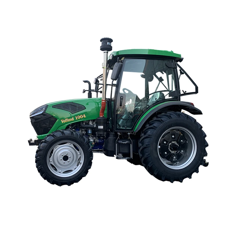 4wd tractor 100hp Weichai Lovol diesel engine for sale with air conditioner cabin