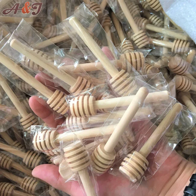 Factory directly sell wooden stirring stick for honey or jam