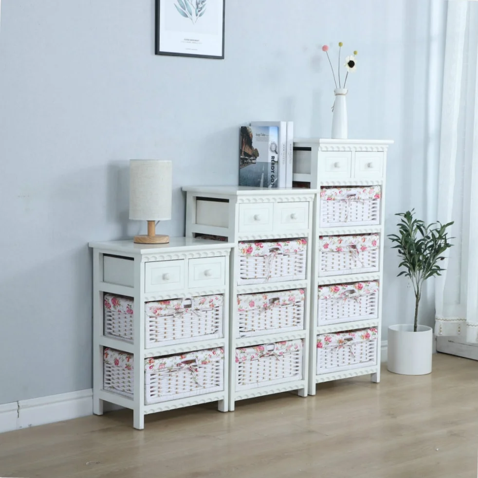 Mini storage cabinet bedroom simple decoration white cabinet small apartment