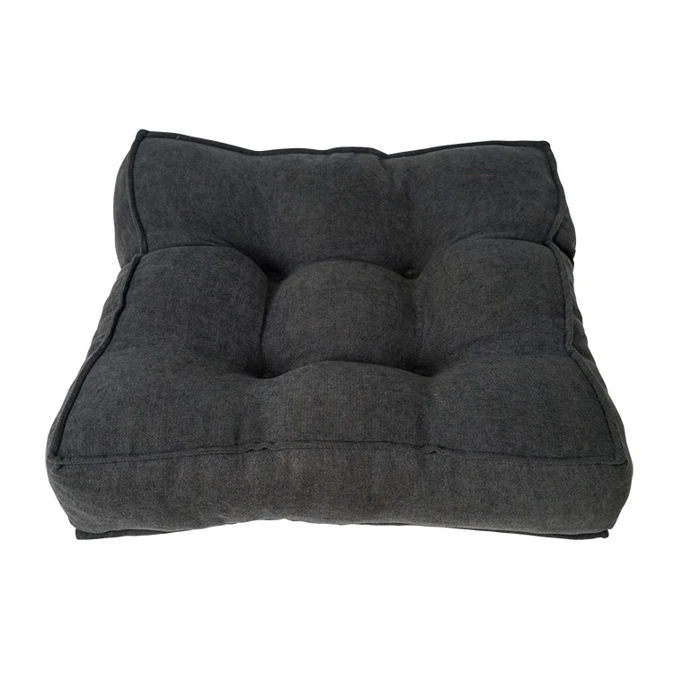 New Square Shape Chenille Fabric Pet Cushion Large Orthopedic Dog Bed Luxury Sofa Dog Bed Indoor Outdoor