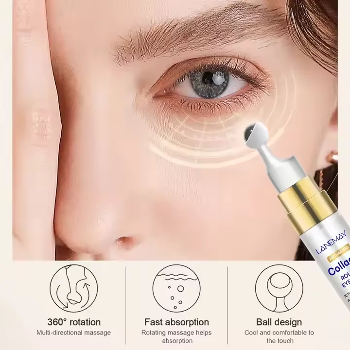 Private Label Organic Dark Eye Stick Repair Cream Anti-Wrinkle Instant Collagen Eye Bags Removal Hyaluronic Acid Retinol Infused