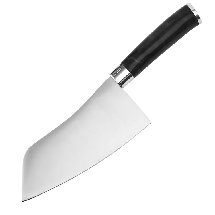 Vegetable Fruit Meat Knife 6.5' for Home Kitchen and Restaurant with Black PP Comfortable Handle