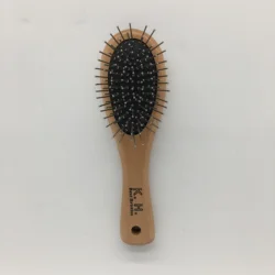 Цветные деревянные металлические гребни, шпилька, ручка, материал, дерево, портативный мини-гребень для волос