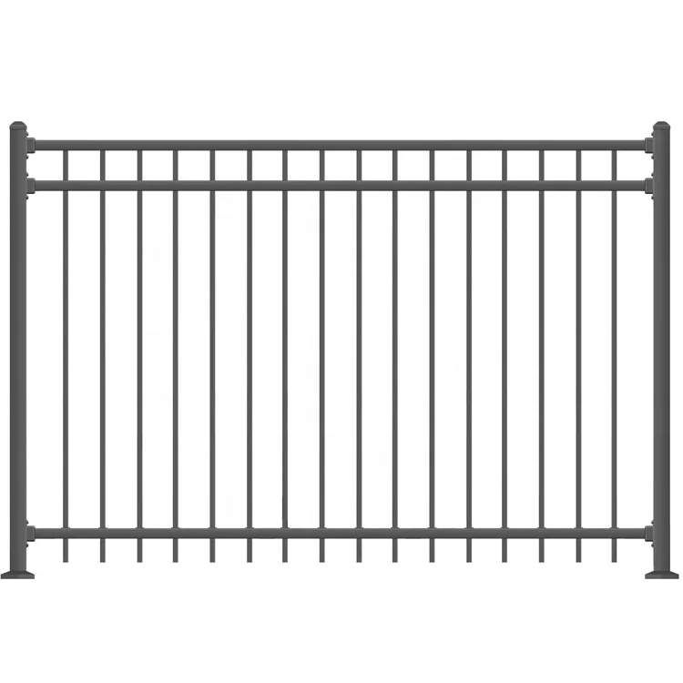 Decorative Low Price High Quality ISO9001 Cheap Wrought Iron Fence/Metal Steel Fence