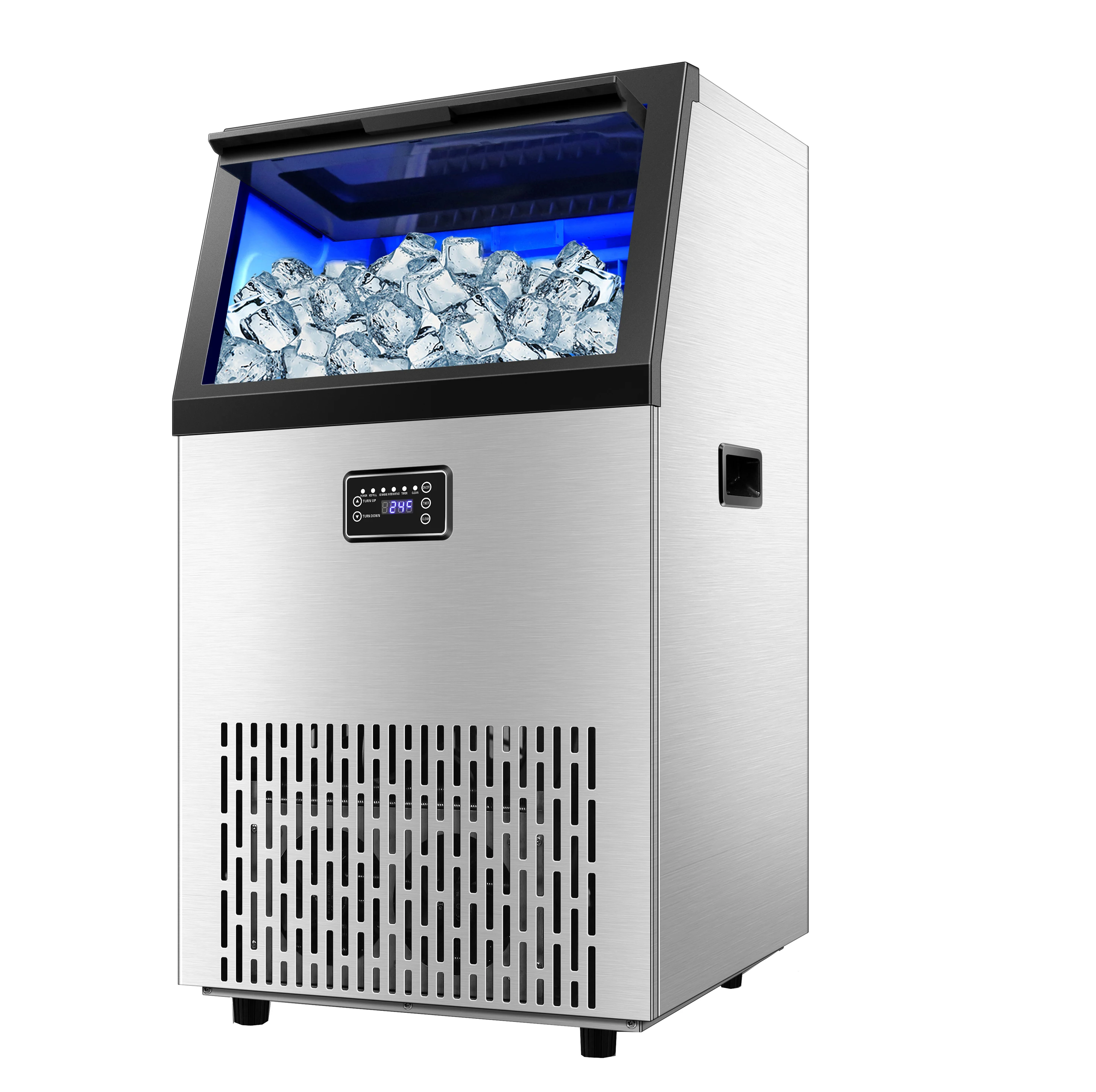 Заводская цена коммерческая машина для льда с квадратным 65/78 кубиком непосредственно продаваемая производителем может использоваться в барах