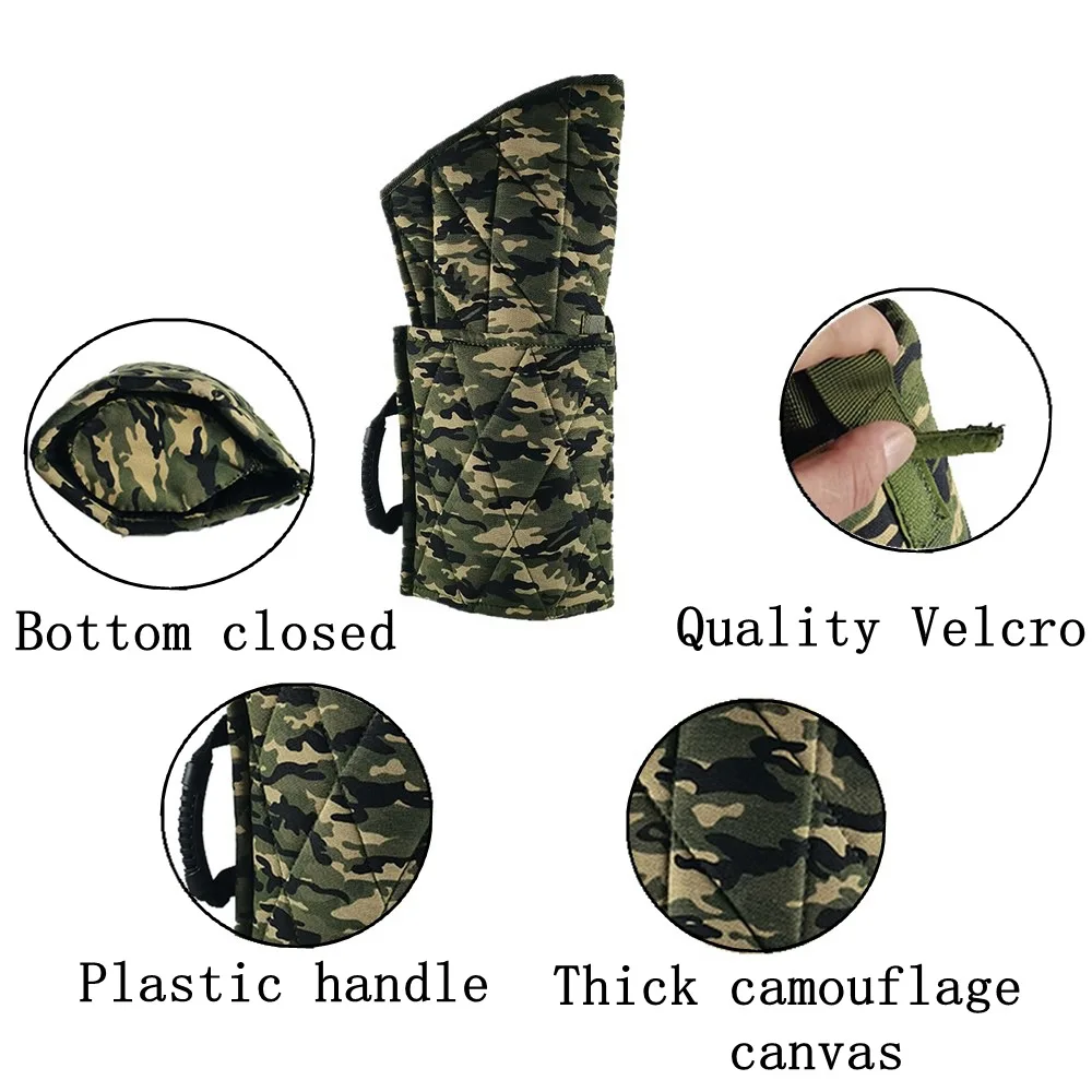 Durable Camouflage Tear-resistant Fabric Dog Bite Sleeve Training Arm Protector for GSD Malinois Outdoor Dog Training
