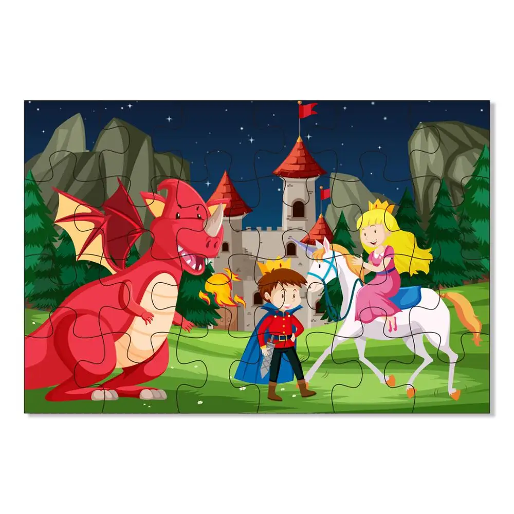 Custom Puzzle Toys Puzzle Games Animal Cartoon Puzzle For Kids